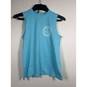 Surf Style PanamaCityBeach Florida Youth M Tank Shirt Blue Beach Surfer USA